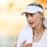 Jil Teichmann a livré un beau combat à Singapour (archives). KEYSTONE/JEAN-CHRISTOPHE BOTT
